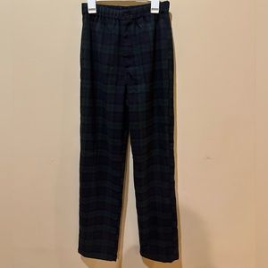 Navy and Dark Green Plaid Brandy Melville Pants Medium